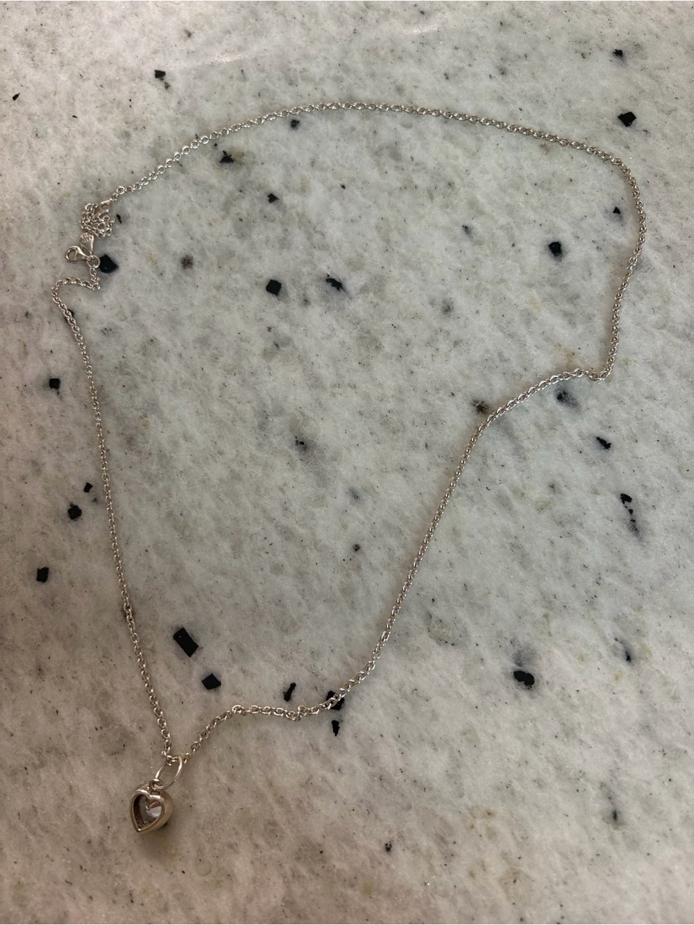 Pandora Silver Chain Necklace - Shiny Silver Tone